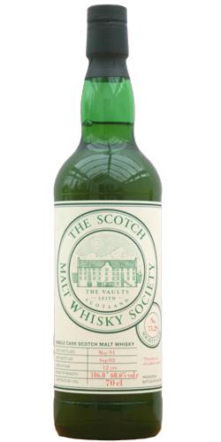 Glenburgie 1991 SMWS 71.29  Peaches and shredded wheat