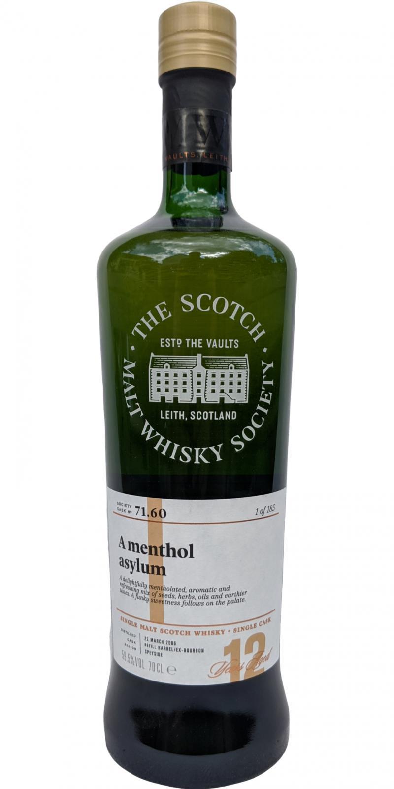 Glenburgie 2006 SMWS 71.60  A menthol asylum