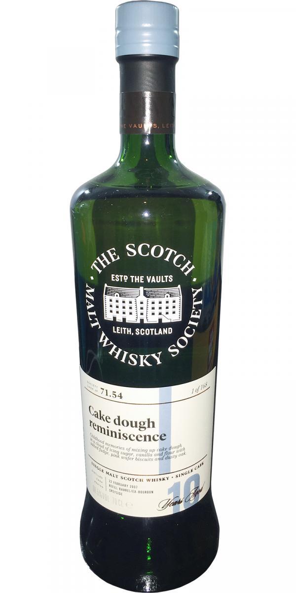 Glenburgie 2007 SMWS 71.54  Cake dough reminiscence