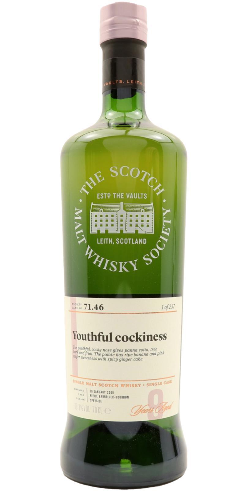 Glenburgie 2008 SMWS 71.46  Youthful cockiness