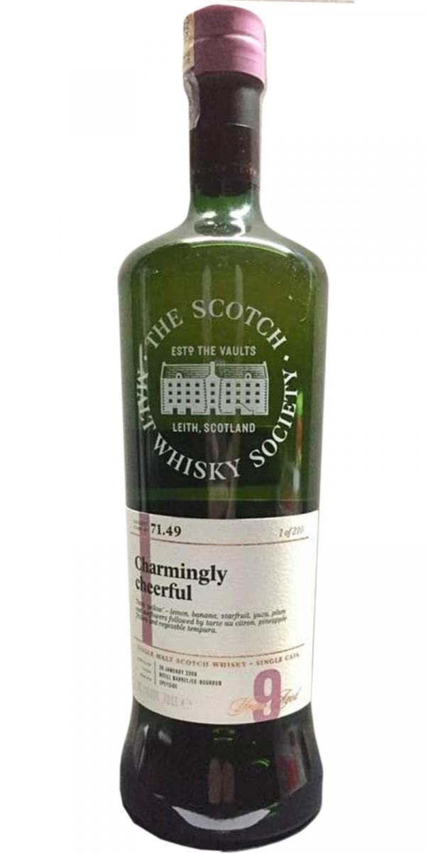 Glenburgie 2008 SMWS 71.49  Charmingly cheerful