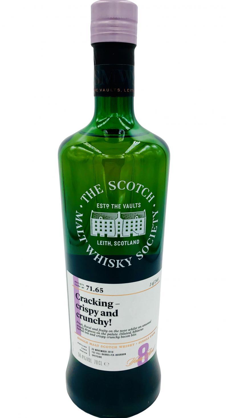 Glenburgie 2010 SMWS 71.65  Cracking – crispy and crunchy!