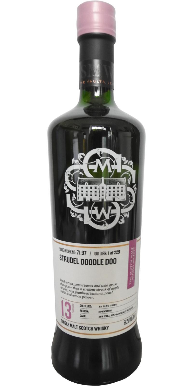 Glenburgie 2010 SMWS 71.97  Strudel doodle doo