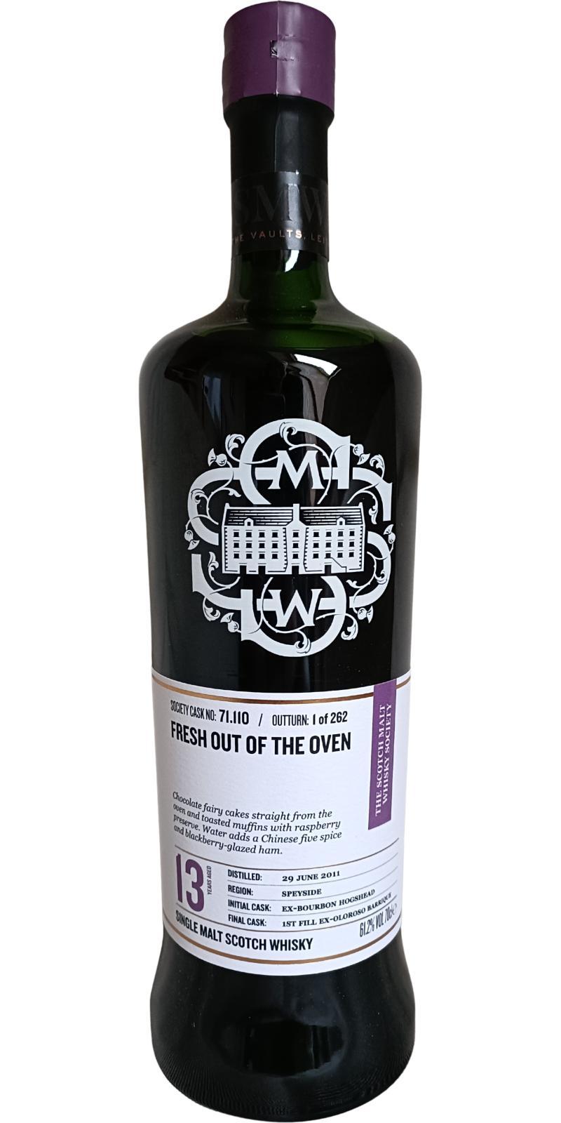 Glenburgie 2011 SMWS 71.110  Fresh out the oven