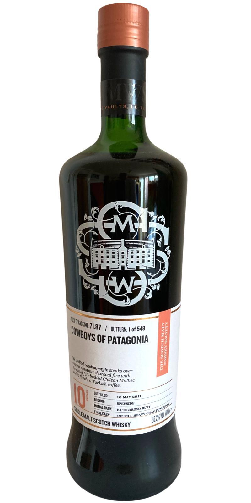 Glenburgie 2011 SMWS 71.87  Cowboys of Patagonia