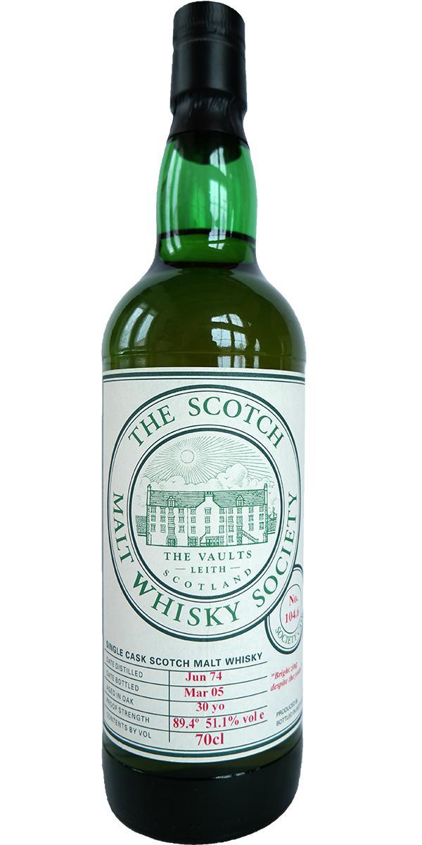 Glencraig 1974 SMWS 104.6  Bright zing despite the years