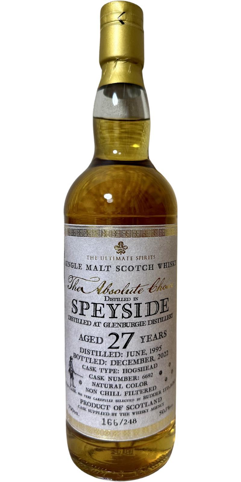 Glenburgie 1995 TUS  The Absolute Choice