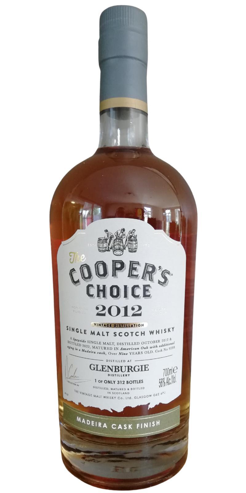 Glenburgie 2012 VM  The Cooper's Choice