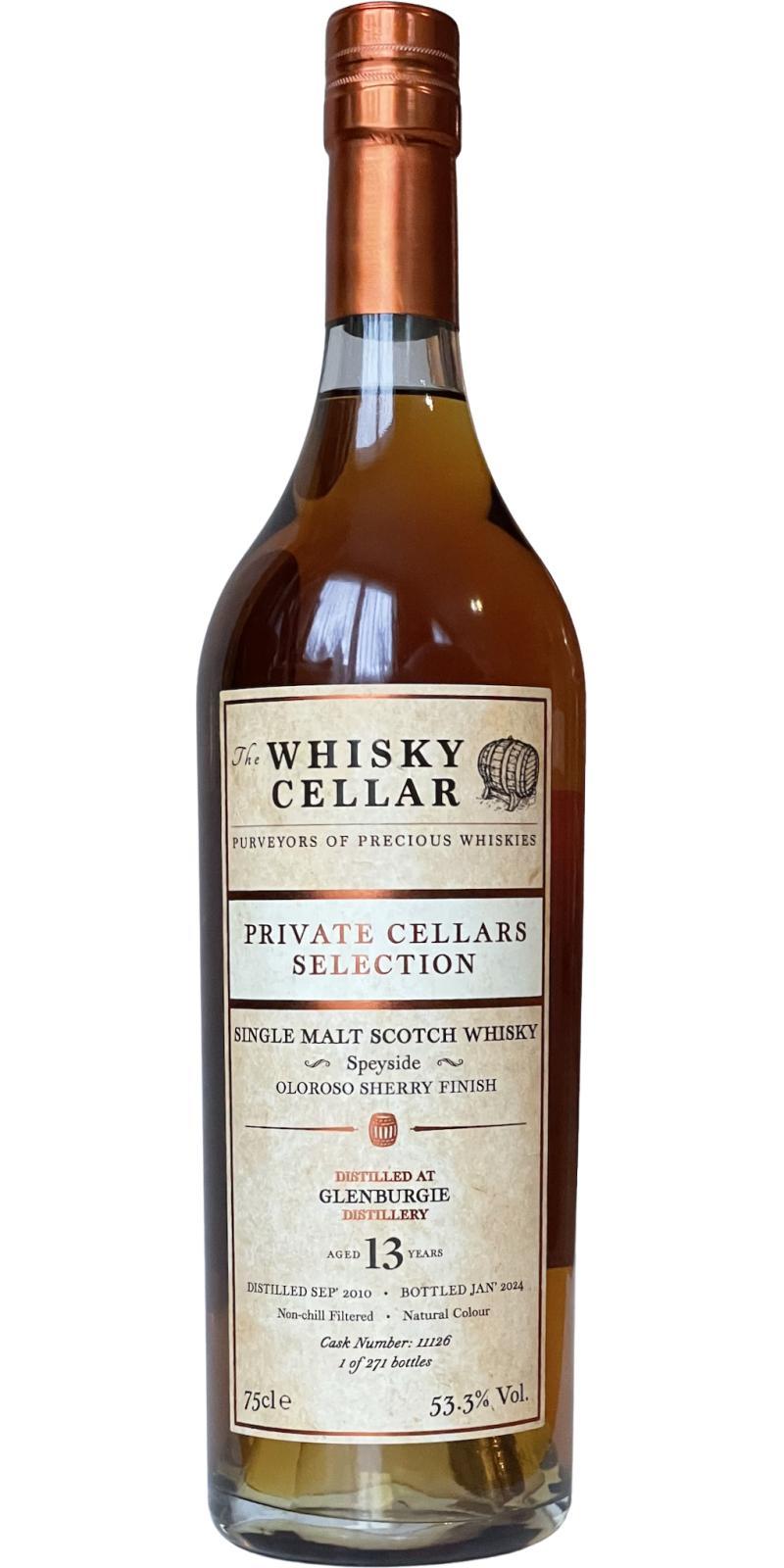 Glenburgie 2010 TWCe  Private Cellars Selection