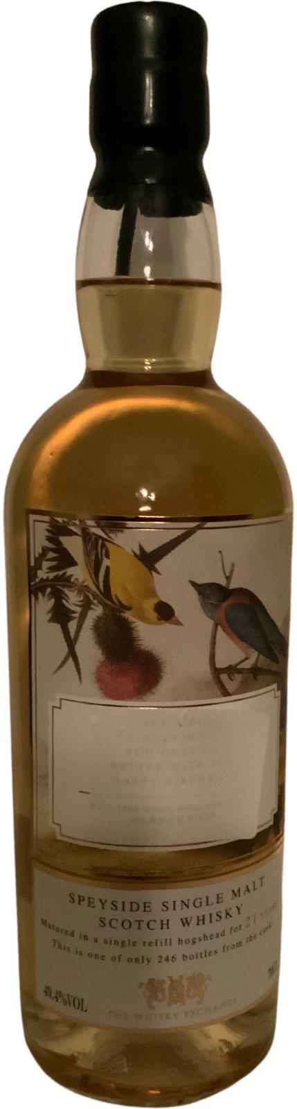 Glenburgie 21-year-old TWEx  Personalised Label