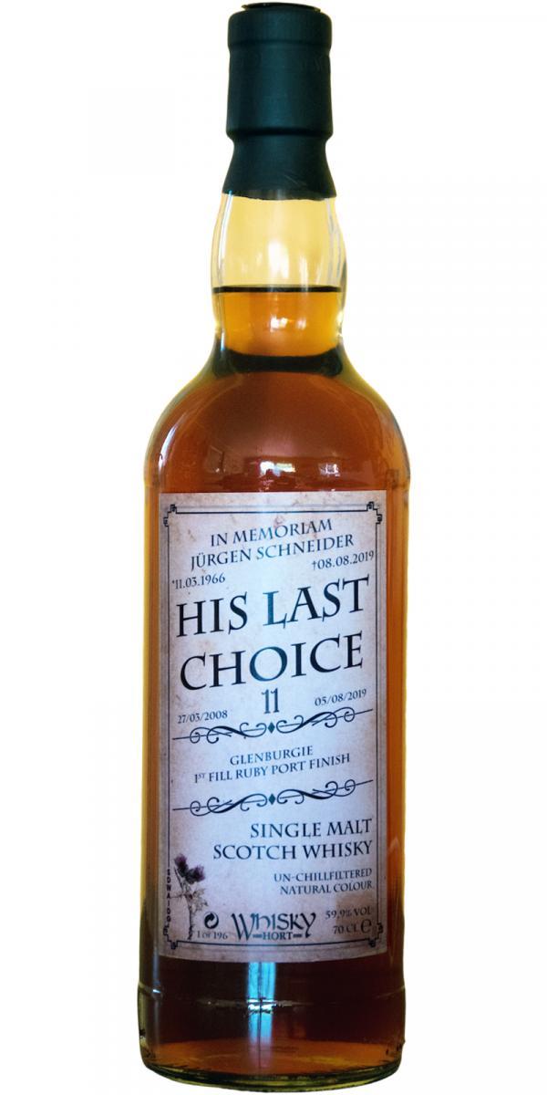 Glenburgie 2008 Wh  His last choice