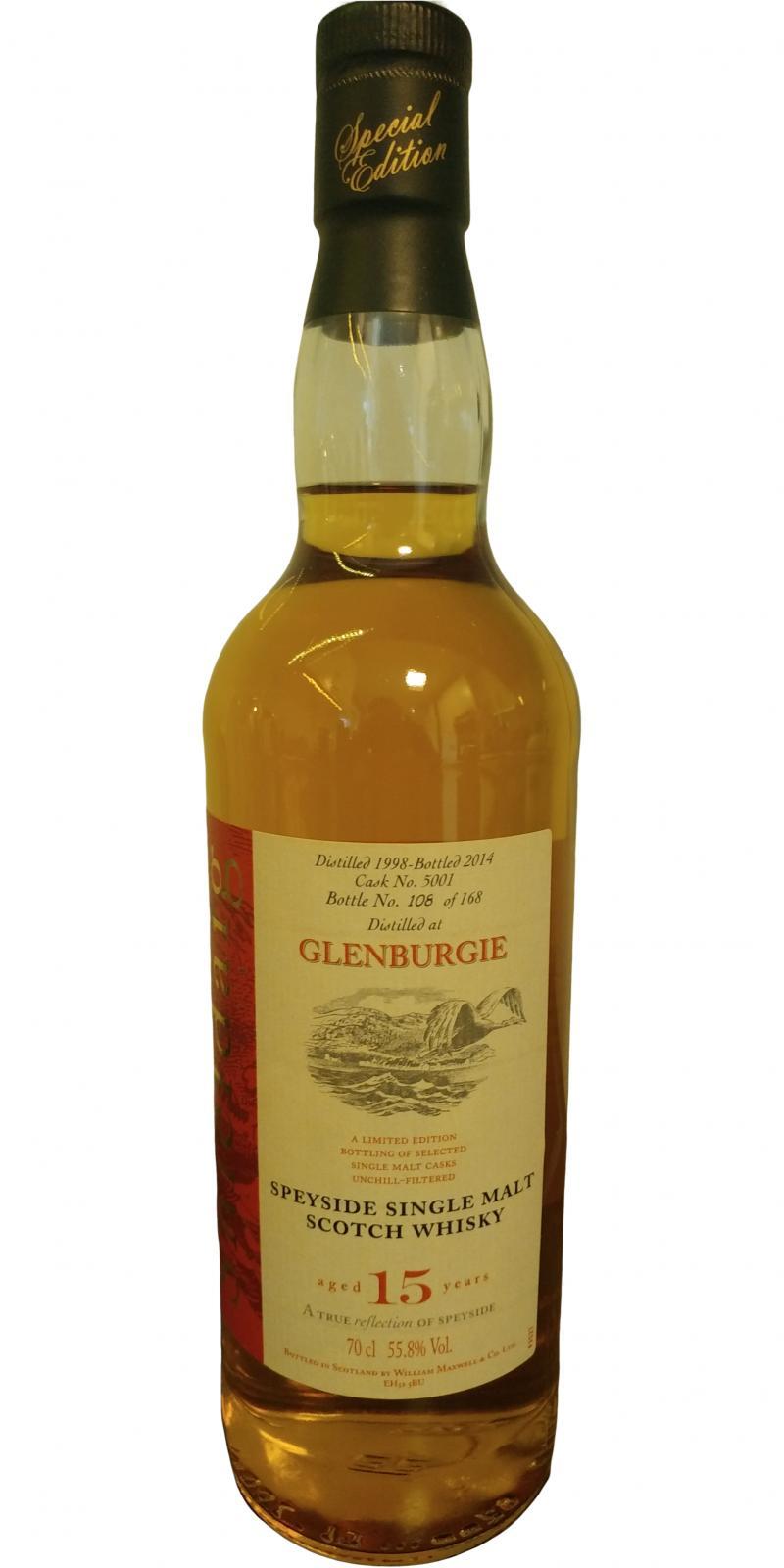 Glenburgie 1998 WM&C  Shieldaig Collection