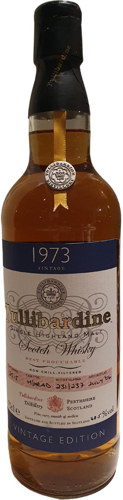 Tullibardine 1973 Vintage