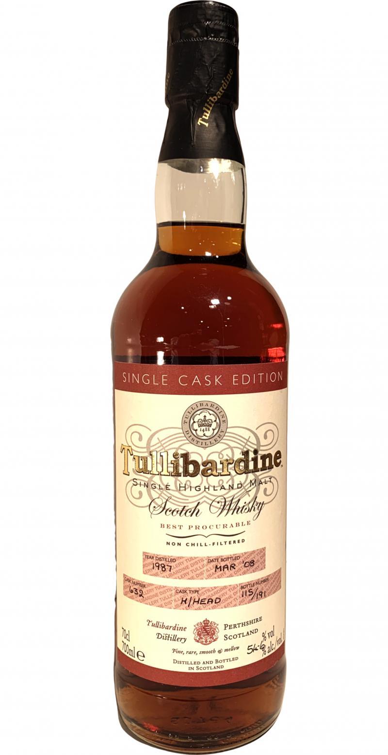 Tullibardine 1987 for Kensington Wine Market