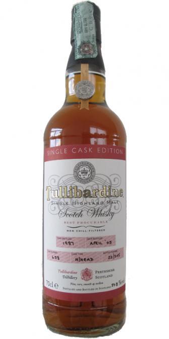 Tullibardine 1987 Single Cask Edition