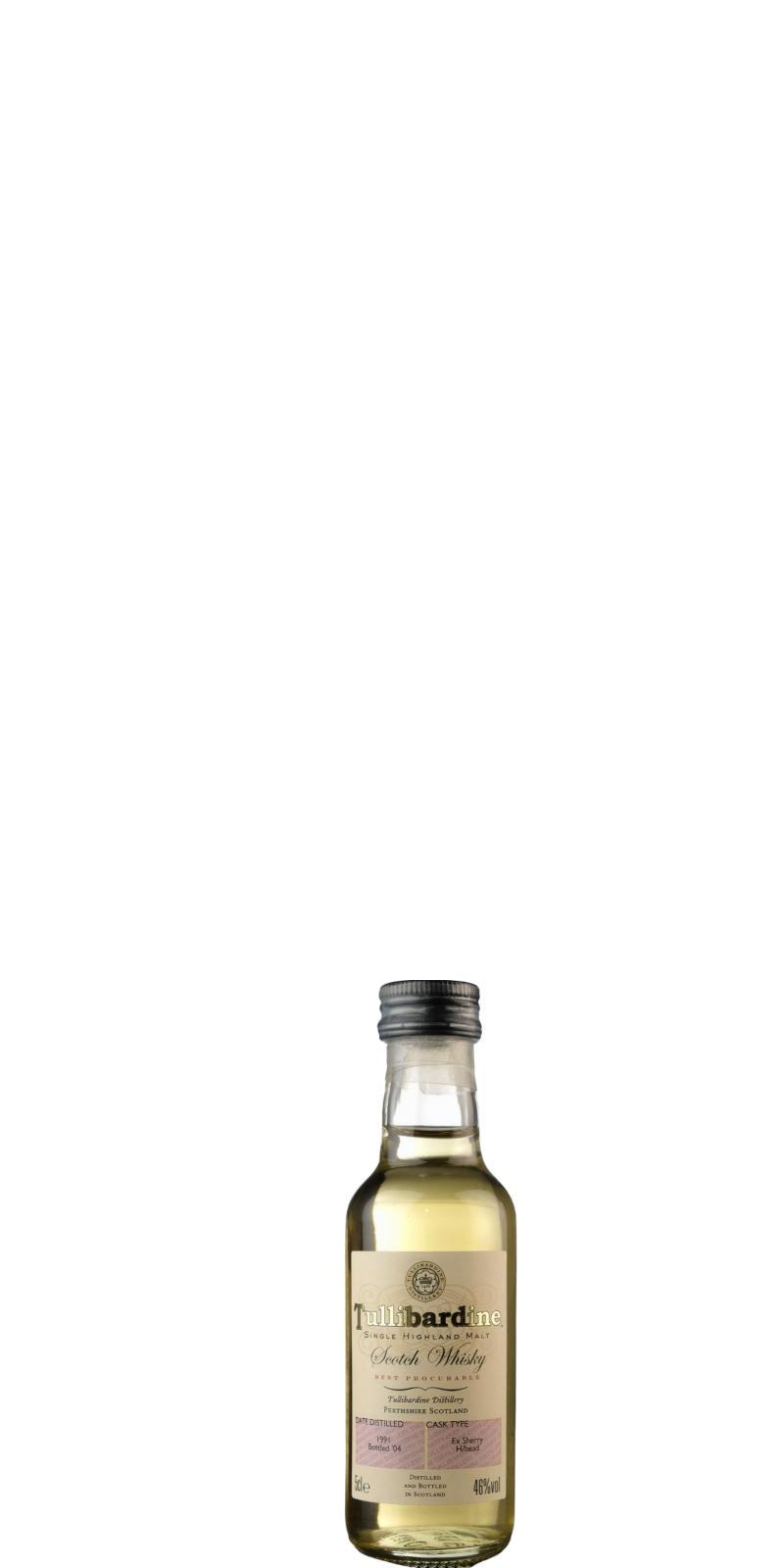 Tullibardine 1991 Miniature