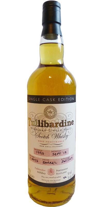 Tullibardine 1992 Single Cask Edition