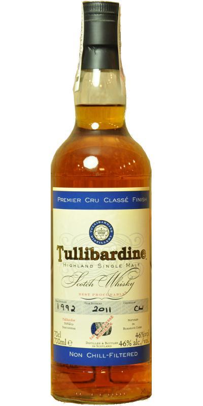 Tullibardine 1992 Premier Cru Classé Finish