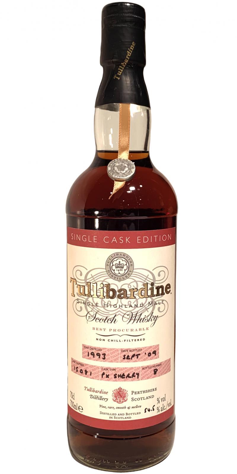Tullibardine 1993 for Kensington Wine Market