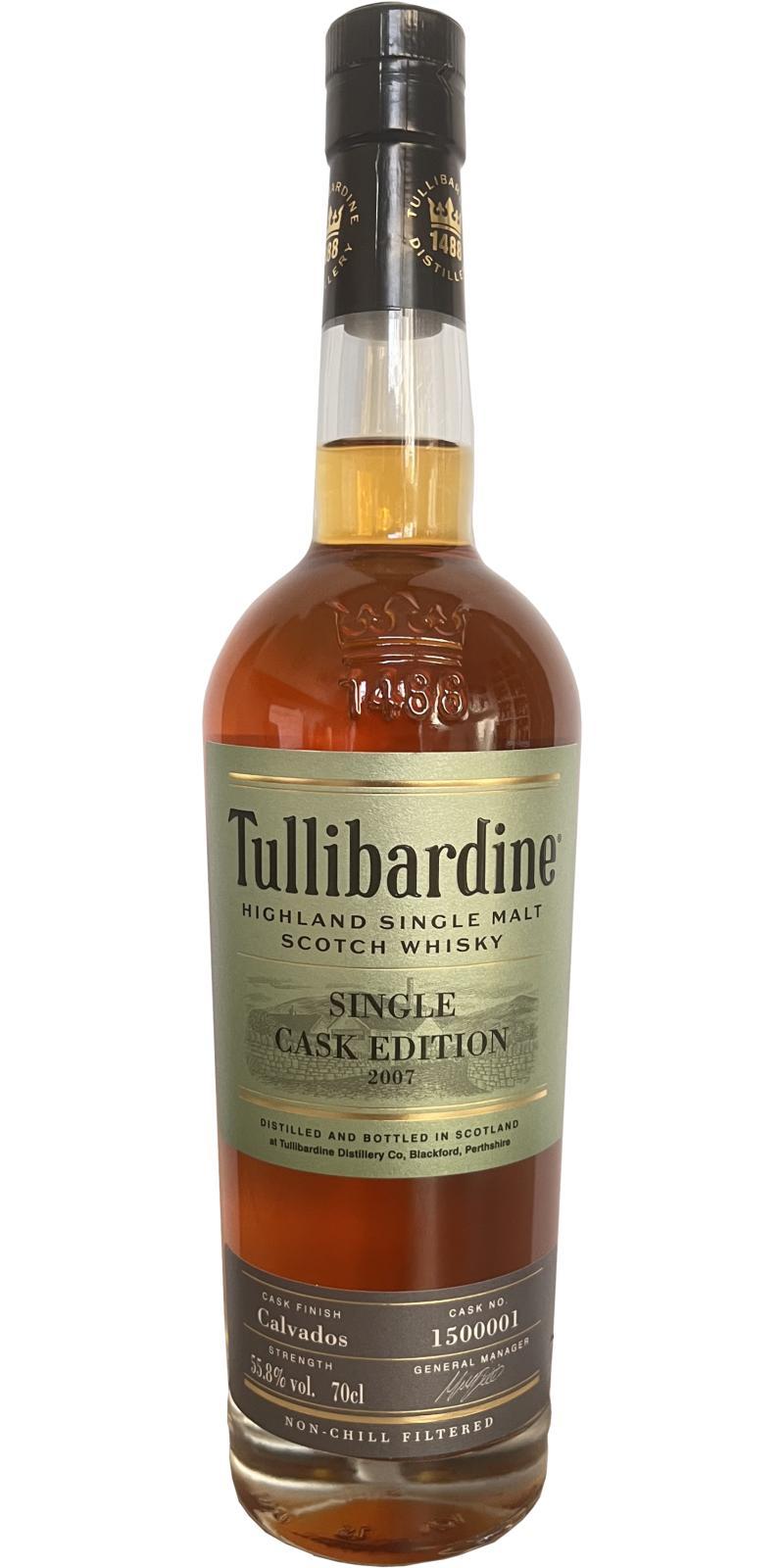 Tullibardine 2007 Single Cask Edition