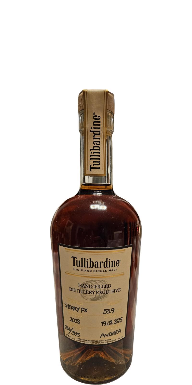 Tullibardine 2008 Hand Filled Distillery Exclusive