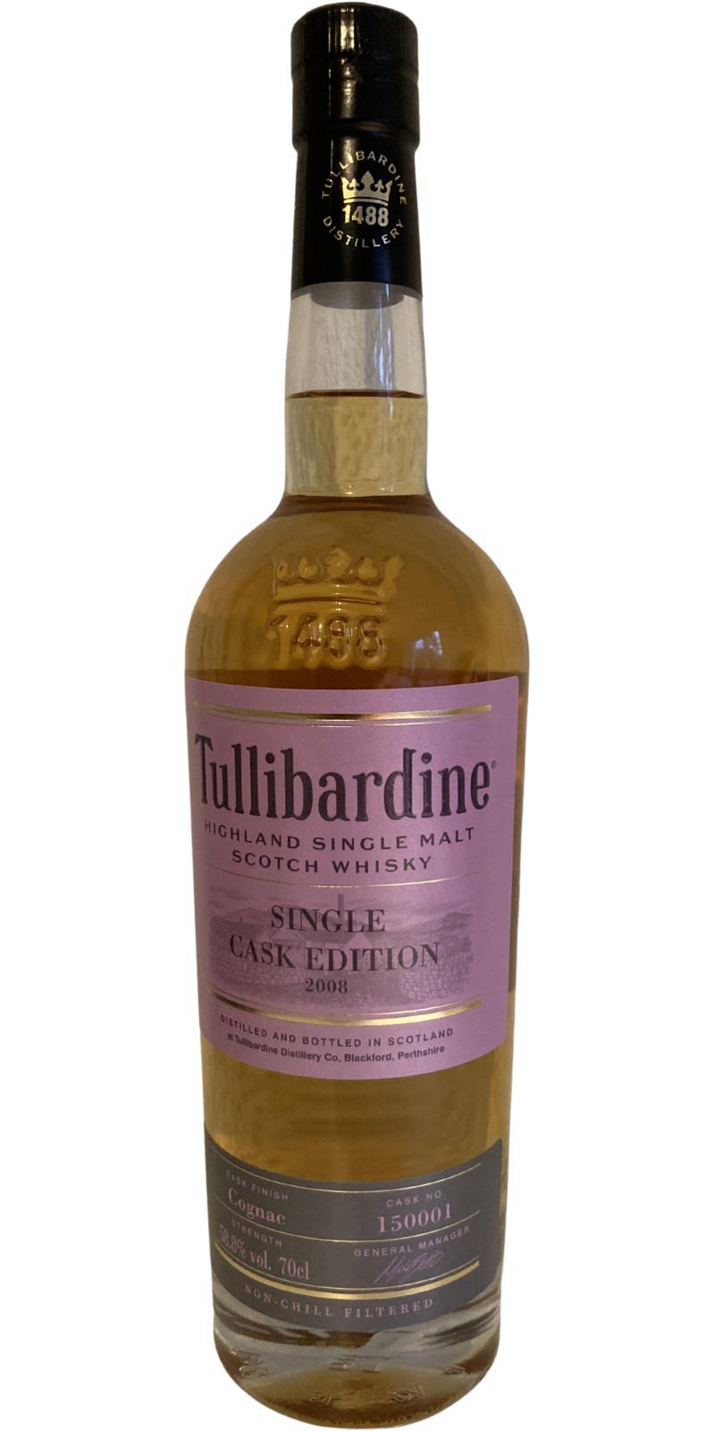 Tullibardine 2008 Single Cask Edition