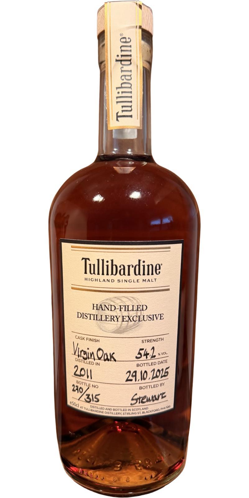 Tullibardine 2011 Distillery Only - Hand-Filled