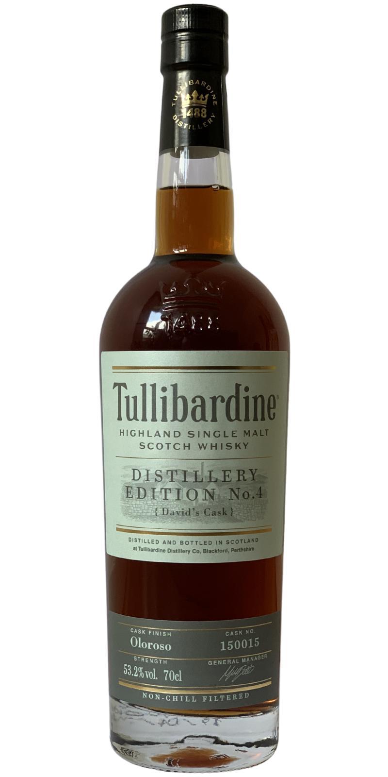 Tullibardine Distillery Edition No.4 David's Cask