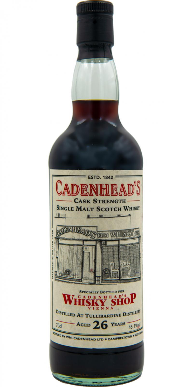 Tullibardine 1993 CA Cadenhead's Whisky Shop Vienna