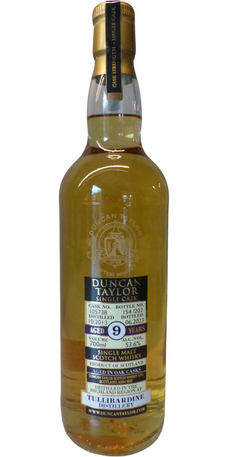 Tullibardine 2013 DT Single Cask