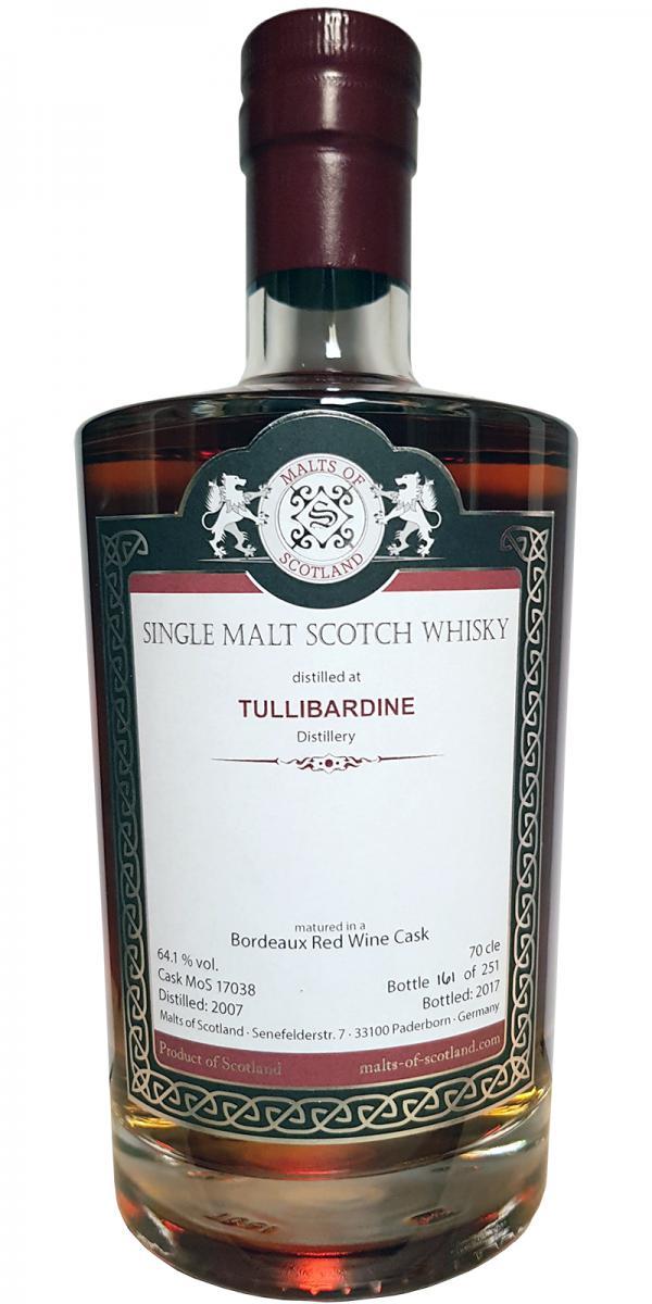 Tullibardine 2007 MoS