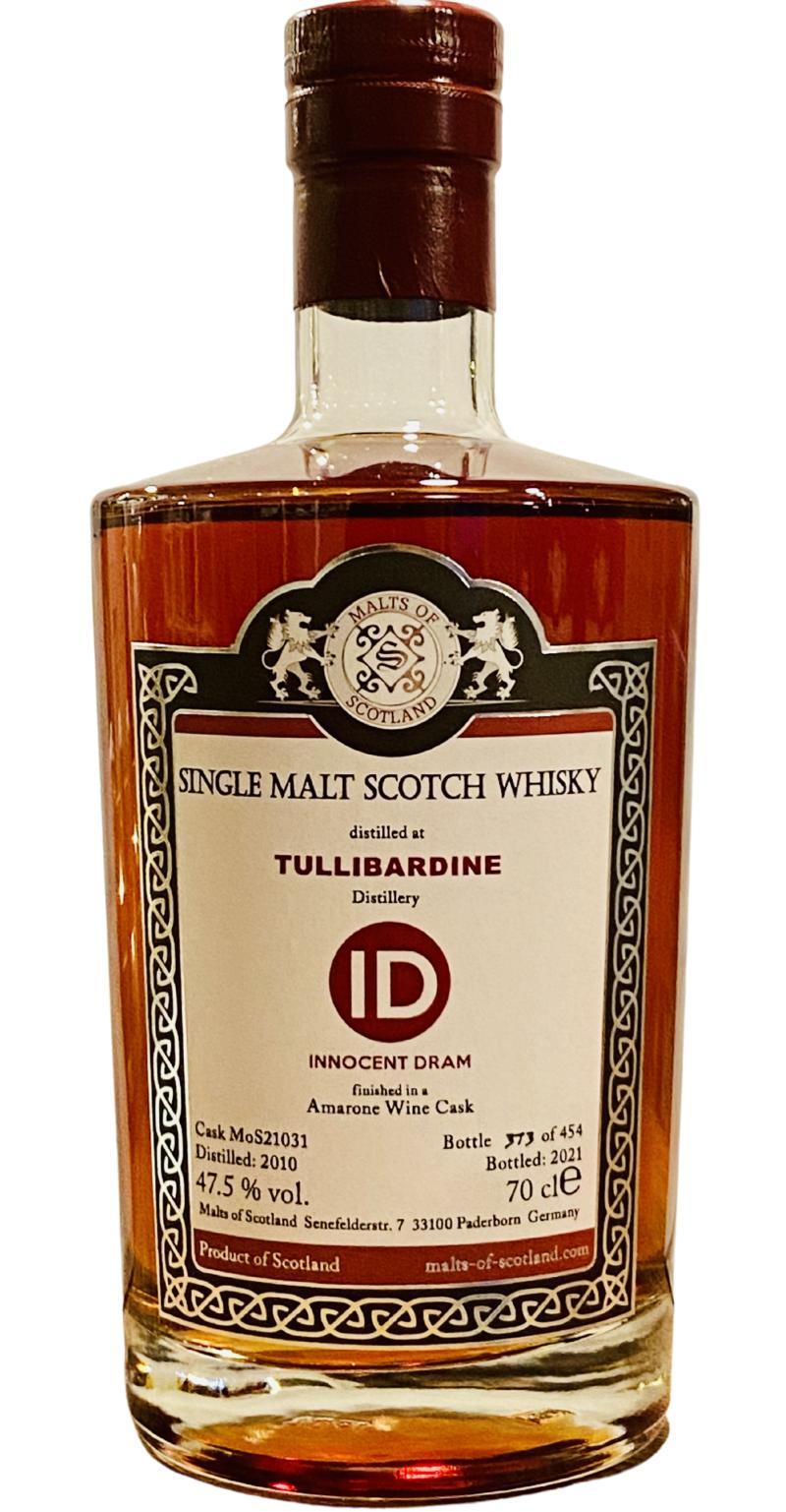 Tullibardine 2010 MoS ID-Range