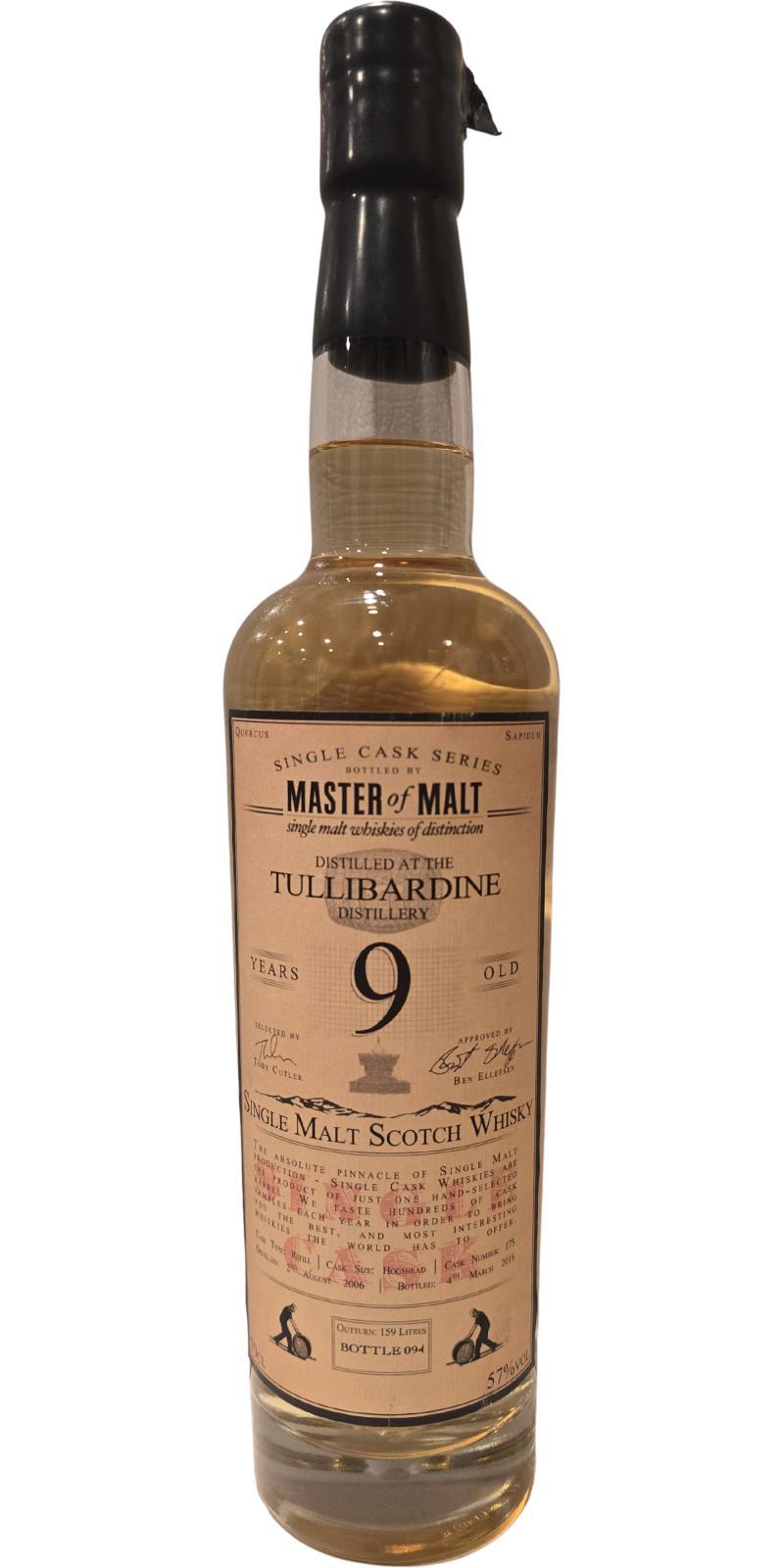 Tullibardine 2006 MoM Single Cask Series