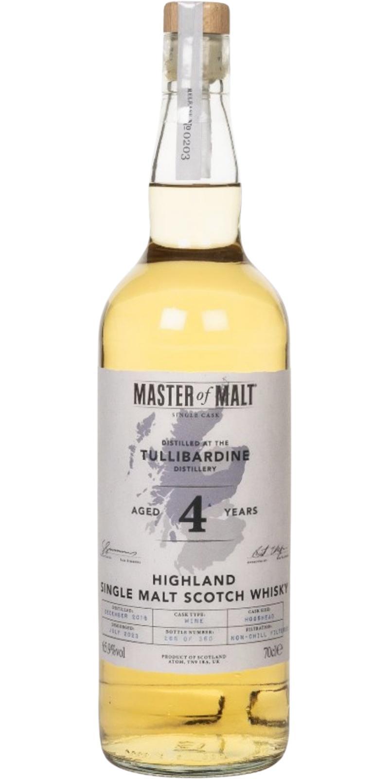 Tullibardine 2018 MoM Single Cask