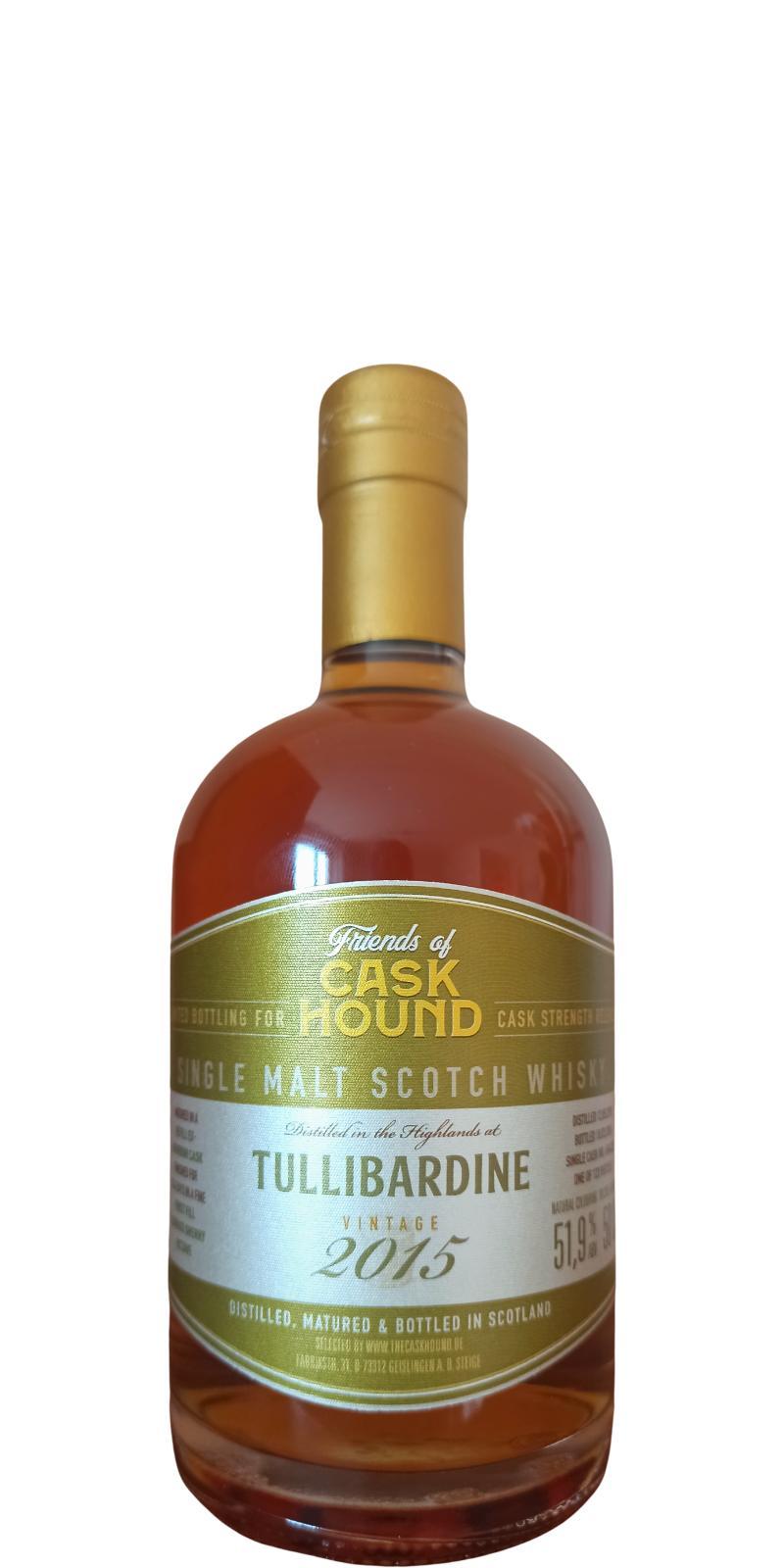 Tullibardine 2015 TCaH Friends of Caskhound