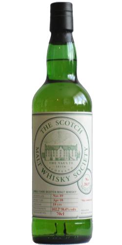 Tullibardine 1989 SMWS 28.17 May contain nuts