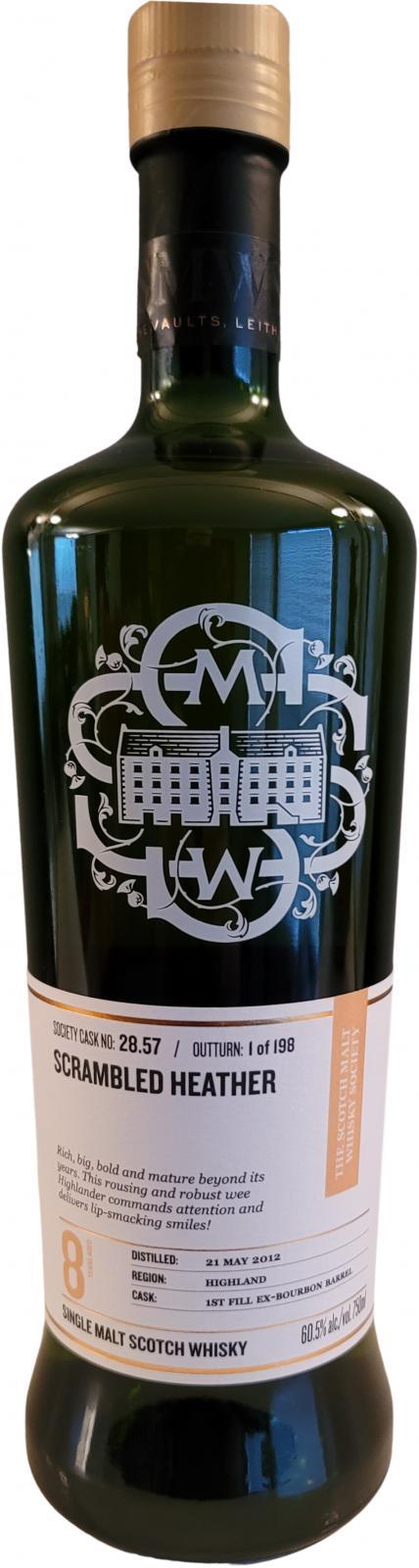 Tullibardine 2012 SMWS 28.57 Scrambled Heather