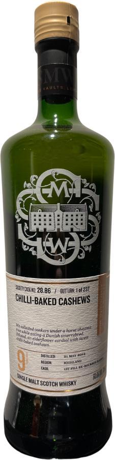 Tullibardine 2012 SMWS 28.86 Chilli-baked cashews