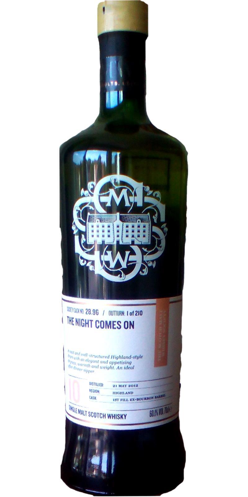 Tullibardine 2012 SMWS 28.96 The night comes on