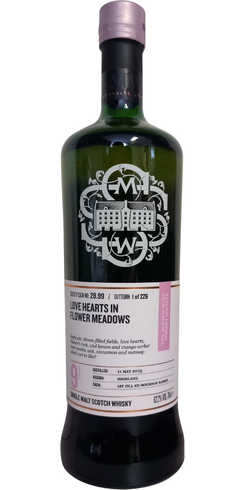 Tullibardine 2015 SMWS 28.99 Love hearts in flower meadows