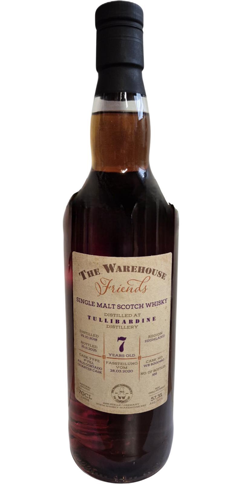 Tullibardine 2018 WW8 The Warehouse Friends
