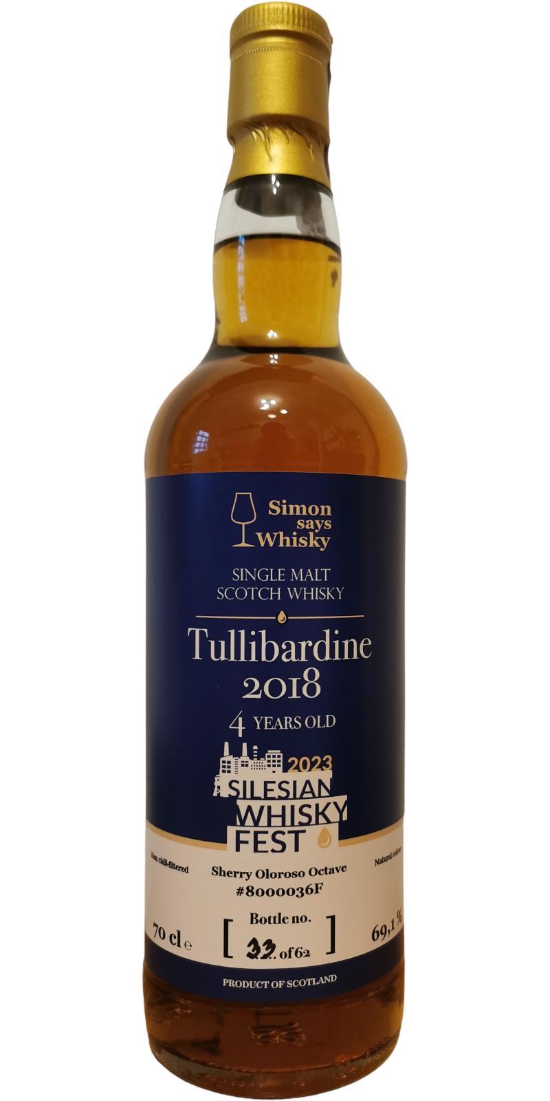 Tullibardine 2018 UD Silesian Whisky Fest 2023
