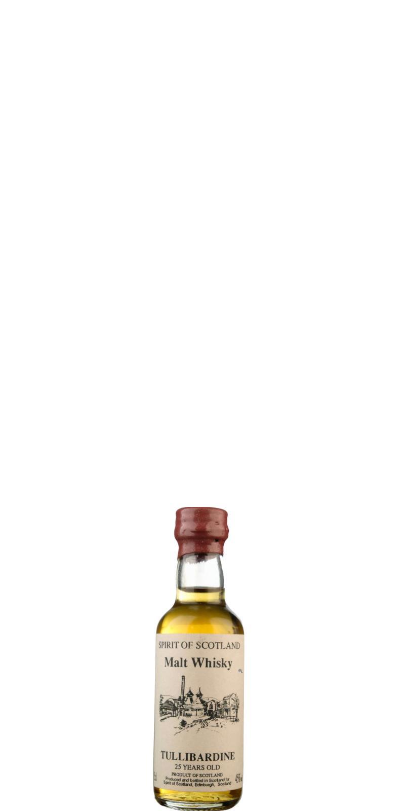 Tullibardine 25-year-old UD Spirit of Scotland - Miniature