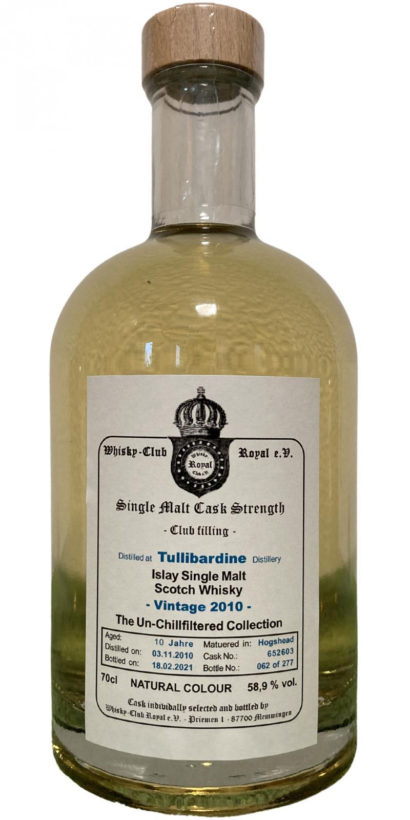 Tullibardine 2010 WCR