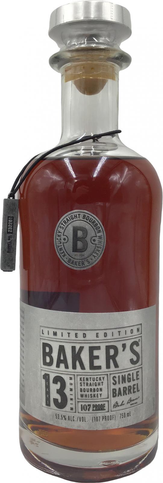 Baker's (USA) 13-year-old  Limited Edition - Single Barrel
