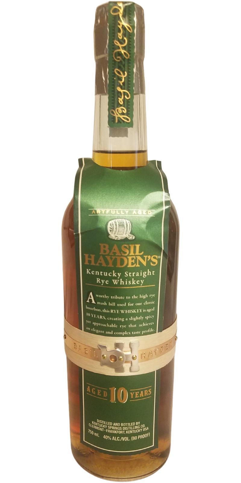 Basil Hayden's 10-year-old  Rye