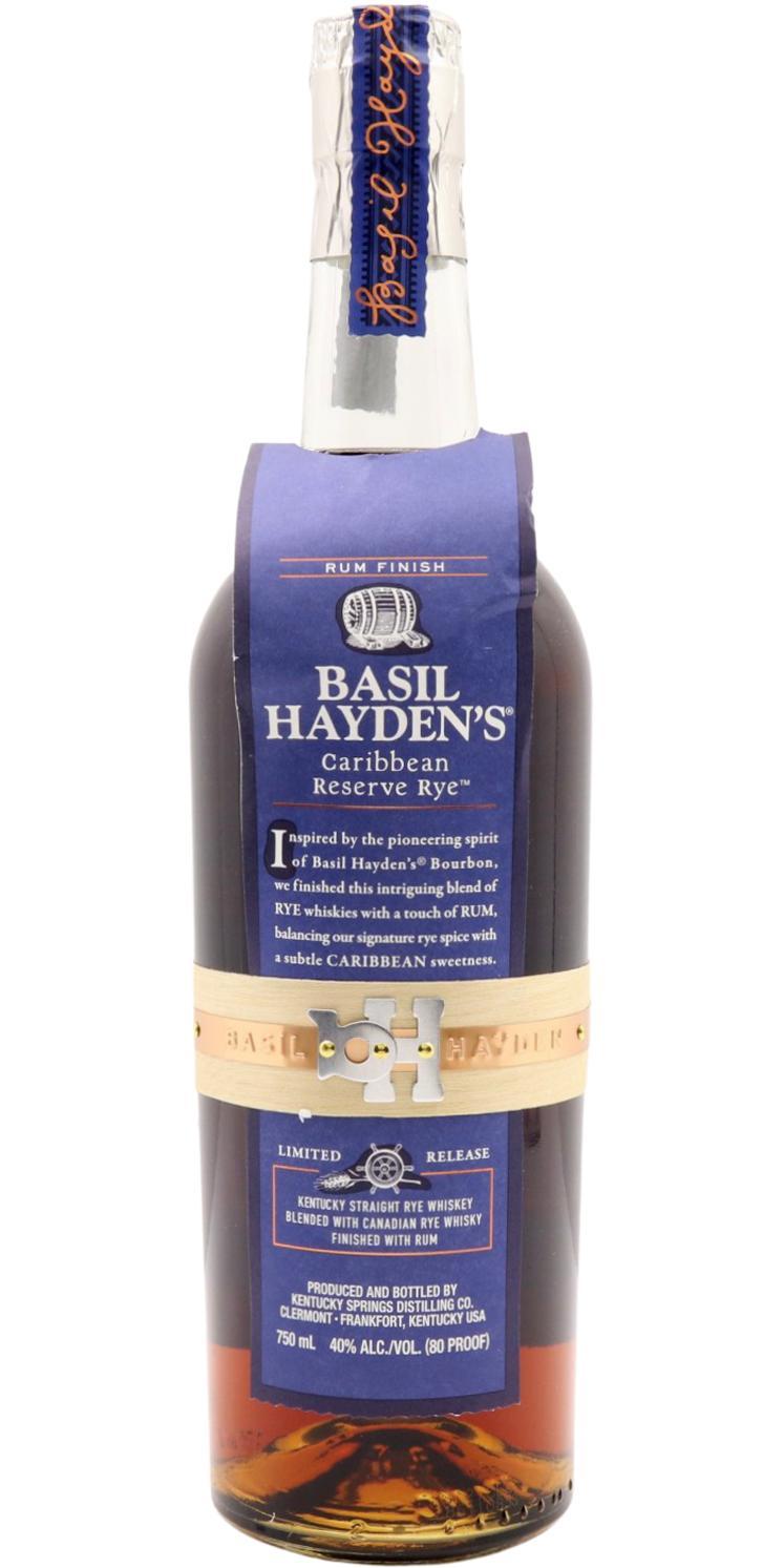 Basil Hayden's Caribbean Reserve Rye  Limited Release