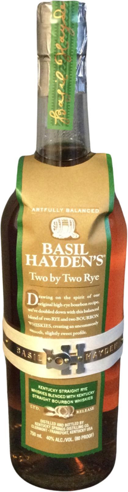 Basil Hayden's Two by Two Rye  Limited Release