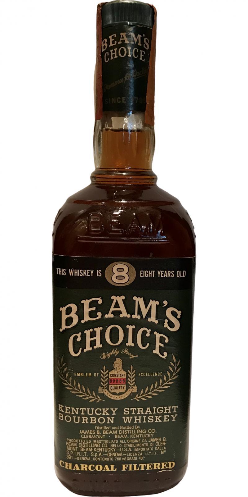 Beam's Choice 08-year-old  Charcoal Filtered