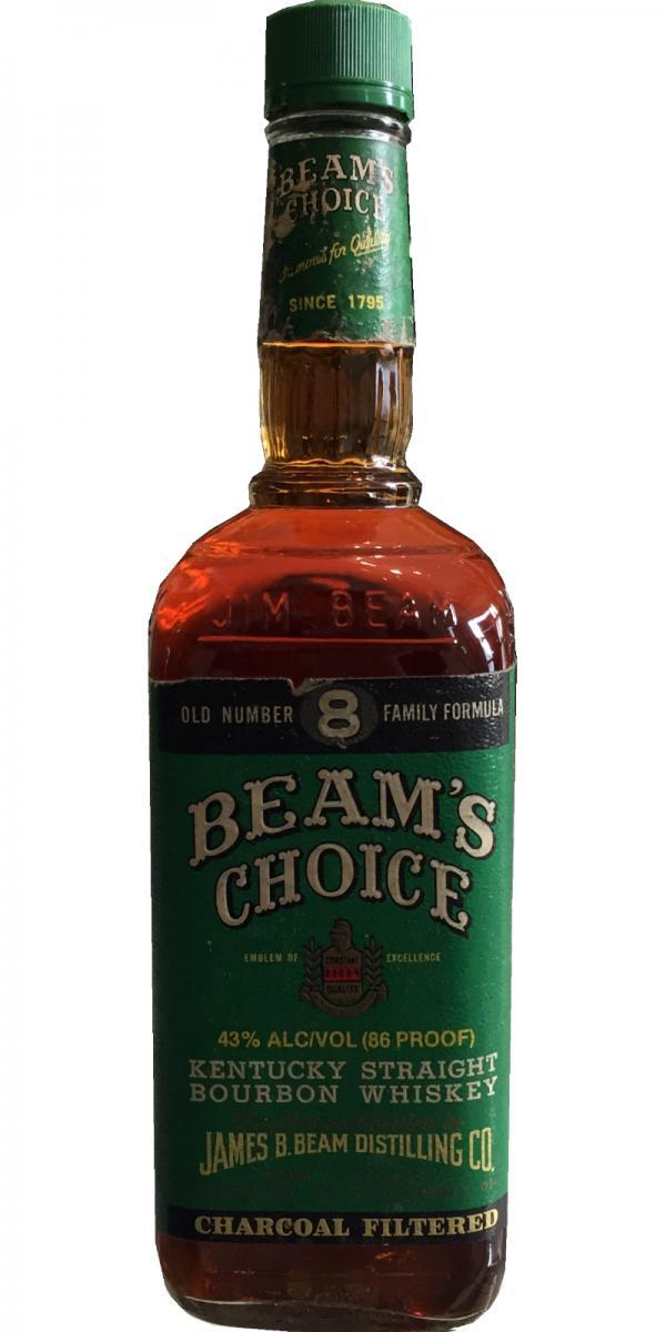 Beam's Choice Old Number 8 Family Formula  Kentucky Straight Bourbon Whiskey